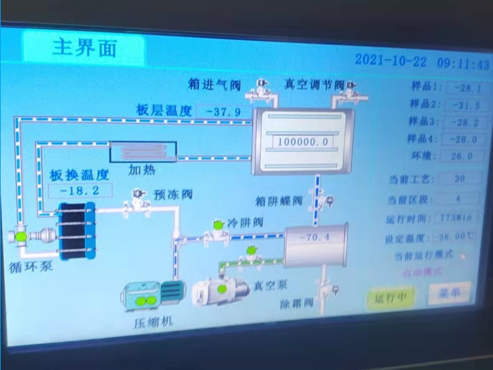 實驗型凍干機控制系統